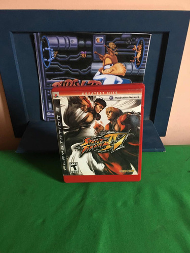 Playstation 3 Street Fighter Somente A Capa