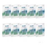 Caixa Pilha Alcalina Aaa Elgin 82155 Com 10 Blister 4 Pilhas