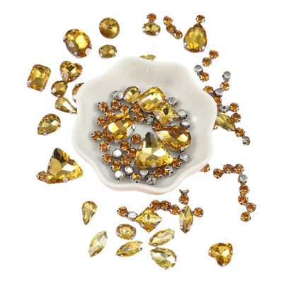Pedreria Para Pulseras Ropa Bisuteria Cristal Rhinestone 130 Color Dorado Diámetro 5 Mm Largo 5 Mm
