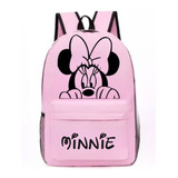 Mochila Escolar Minnie Mouse Bolsa Infantil Reforçada 