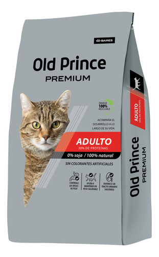 Alimento Old Prince Premium Gato Adulto 7.5 Kg