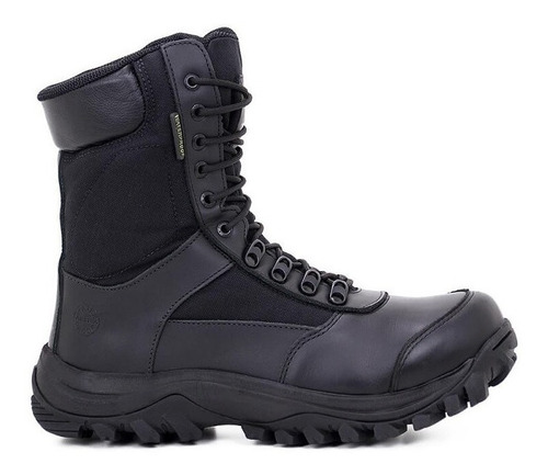 Coturno Impermeavel Bota Tática Militar Airstep 8625 Couro