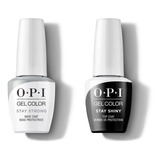 Kit Semipermanente Opi Gelcolor Base Fortaleced + Top Cabina