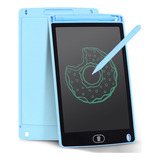 Lousa Mágica Tela Lcd Tablet Infantil De Escrever E Desenhar Cor Azul-claro