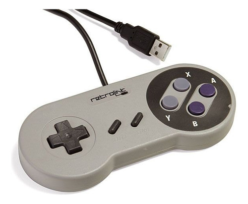 Controle Gamepad Retrolink Super Nintendo Pc