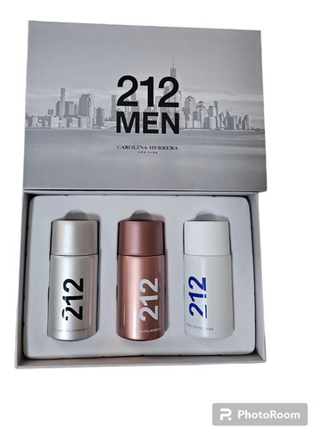 Kit 212 Men 3x30ml Carolina Herrera 212 Men Orignal