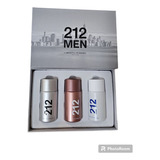 Kit 212 Men 3x30ml Carolina Herrera 212 Men Orignal