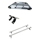 Kit Barras Aluminio + Rack Maletero Aluminio Beat Spark Trax