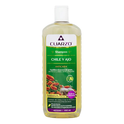 Shampoo Cuarzo Chile y Ajo 550 ml | MercadoLibre