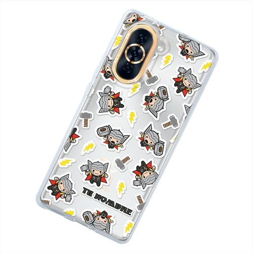 Funda Para Huawei Marvel Thor Con Tu Nombre Personalizado