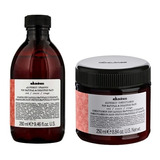 Duo Shampoo Y Acondicionador Alchemic Rojo Davines