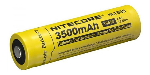Bateria Nitecore 18650 Li-ion 3500 Mah Nl1835 3,6 V