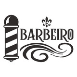 Adesivos 0081 Barbeiro Barbearia Tambor Vitrine Decoração