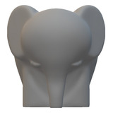 Molde Maceta Elefante Cemento N10 - Detta3d