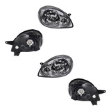 2 Faros Cromado Dfzn Chevy C2 2004 2005 2006 2007 2008