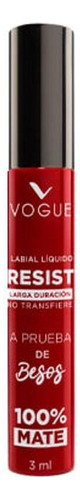 Labial Liquido  Resist Poderosa X3ml Vogue