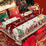 Mantel De Navidad Rojo Mesa De Comedor De Año Nuevo Mesa De