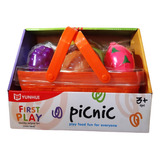 Juguete Canasta De Picnic Con Accesorios Ideal Para Regalo