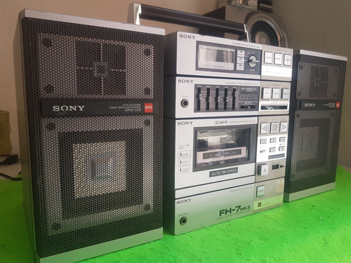 Radiograbadora Vintage Boombox Sony Fh-7 Mk2