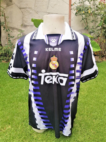Jersey Real Madrid Negra 1998 España Talla L