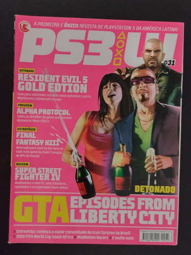 Revista Ps3w 31 Resident Evil 5 Gta Final Fantasy Xiii
