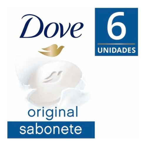 Kit Sabonete Dove Original Em Barra - 6 Unidades