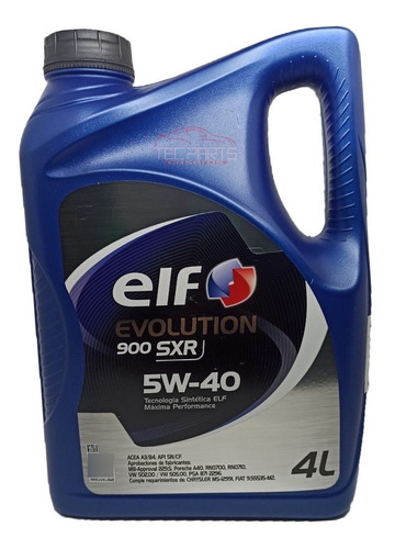 Aceite Elf Evolution 900 Sxr 5w 40 Sintetico 4 Litros Oferta