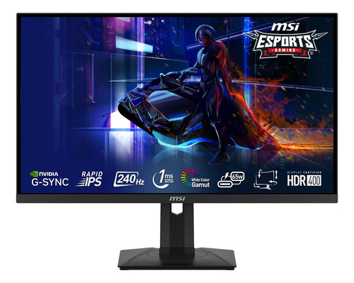 Msi G274qpx, Monitor Para Juegos De 27, X (qhd), Ips Ráp. Color Negro