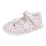 Zapato  Casual Ensueño 59831 Color Blanco Nina Bebe Tx1