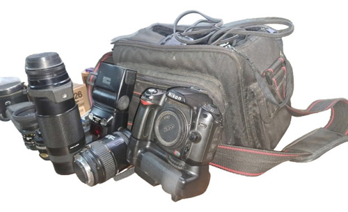 Kit Nikon D80 + 4 Lentes Y Accesorios 