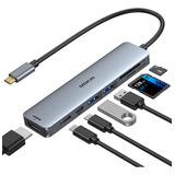 Mokin Adaptador Usb C Hub Hdmi Para Macbook Pro/air, 7 En 1