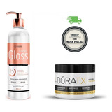 Borabella Kit Cauter Gloss Reconstrução + Boratx Sem Formol