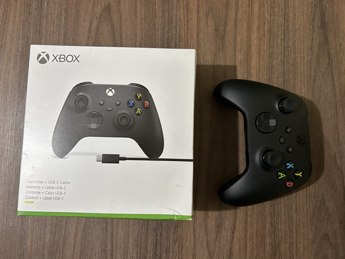 Controle Xbox Series X|s Carbon Black - Original - Perfeito