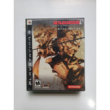 Metal Gear Solid 4 Guns Of The Patriots Limited Edition Ps3 