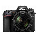  Nikon Kit D7500 + Lente 18-55mm Vr Dslr Cor  Preto