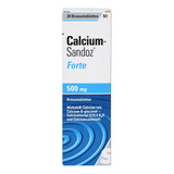 Calcio-sandoz Forte 500 Mg 20 Tableta Efervescente