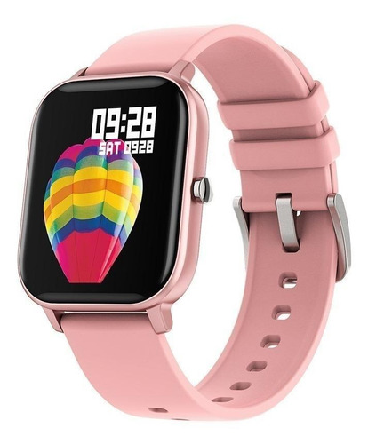 Smartwatch Colmi P8 1.4  Caja De  Aleación Rose Pink, Malla  Rose Pink De  Silicona