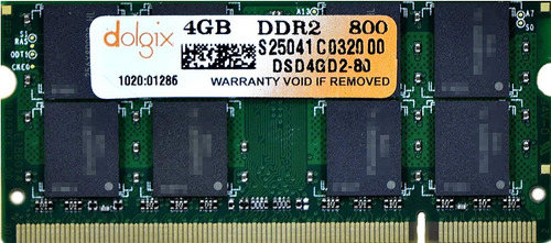Dolgix 4gb Ddr2 800mhz (pc2-6400) Pin-200 Módulo De Memoria 