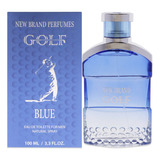Perfume New Brand Golf Blue Edt Spray Para Homens 100ml