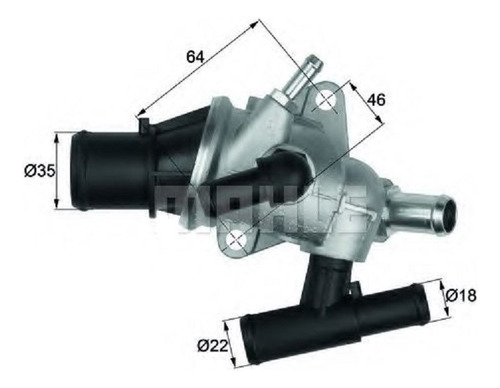 Termostato Alfa Romeo 145 / 146 / 155 1.8 - 2.0 16v Foto 2