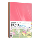 Papel Facia Pastel Copamex Carta De Varios Colores 500 Hojas