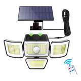 Lámpara Solar Led For Exteriores, Reflector De Seguridad De