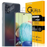 Paquete De 2 2 Para Galaxy A71 5g 4g Y Protector De Lente De