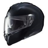 Casco Moto Hjc Rebatible I90 Solido Metal Black - Fas Motos