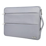 Funda Para Notebook Voova, Color Gris Lisa 15   Impermeable