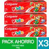 Pasta De Diente Colgate Kids 50g Para Niño Pack X3