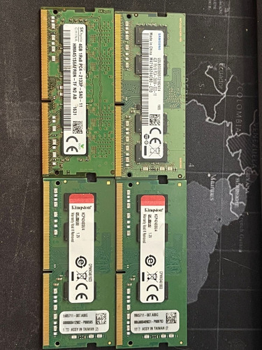 Memoria Ram Para Laptop Ddr4 4 Gb Diversas Marcas