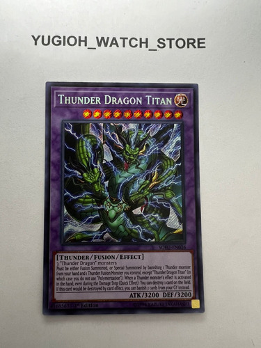 Yu-gi-oh! - Thunder Dragon Titan - Secret 1st Ed