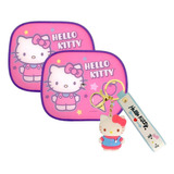 Cortinas Laterales Para Carro Hello Kitty Y Llavero En 3 D