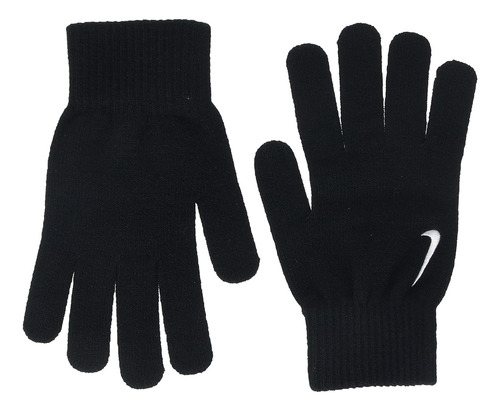 Guantes Swoosh Knit L/xl Negro/blanco, Negro -